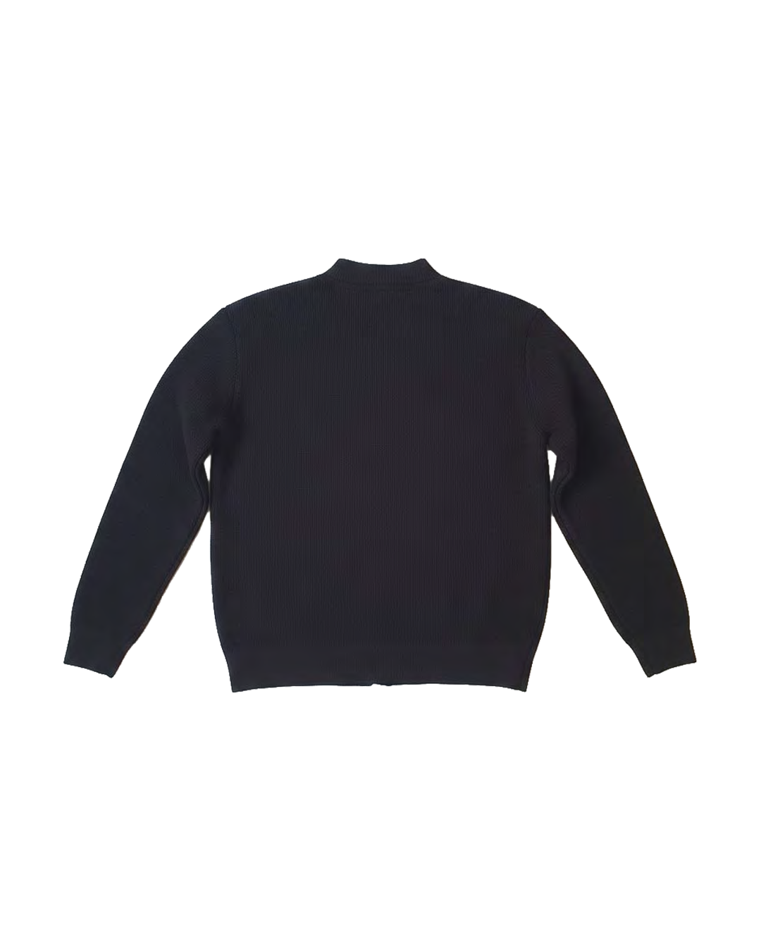 Cardigan Oversize Fit "Primitive" - Nero, vista retro