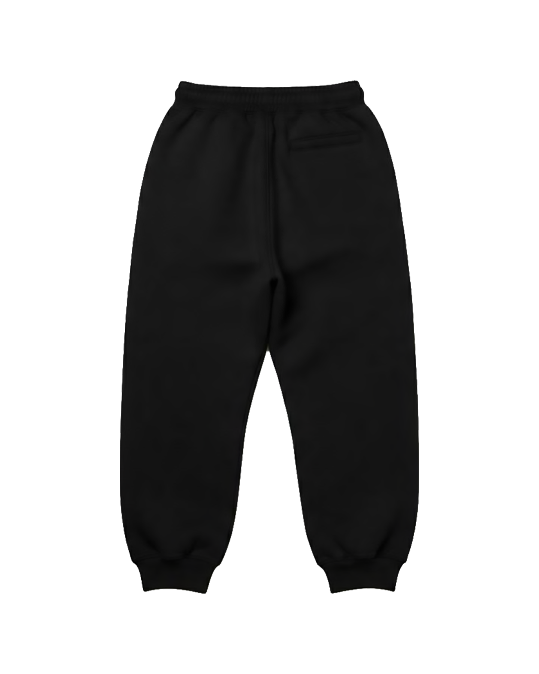 Pantalone Tuta Baggy Fit "Don't Lie" - Nero, vista retro