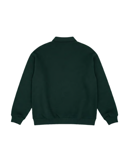 Polo Regular Fit "Deceit Basic" - Verde, vista retro