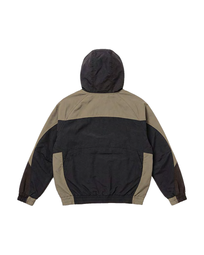Giacca Crop Fit "Deceit" - Tortora, vista retro