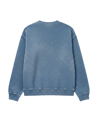 Felpa Girocollo Oversize Fit "Girotondo" - Polvere, vista retro