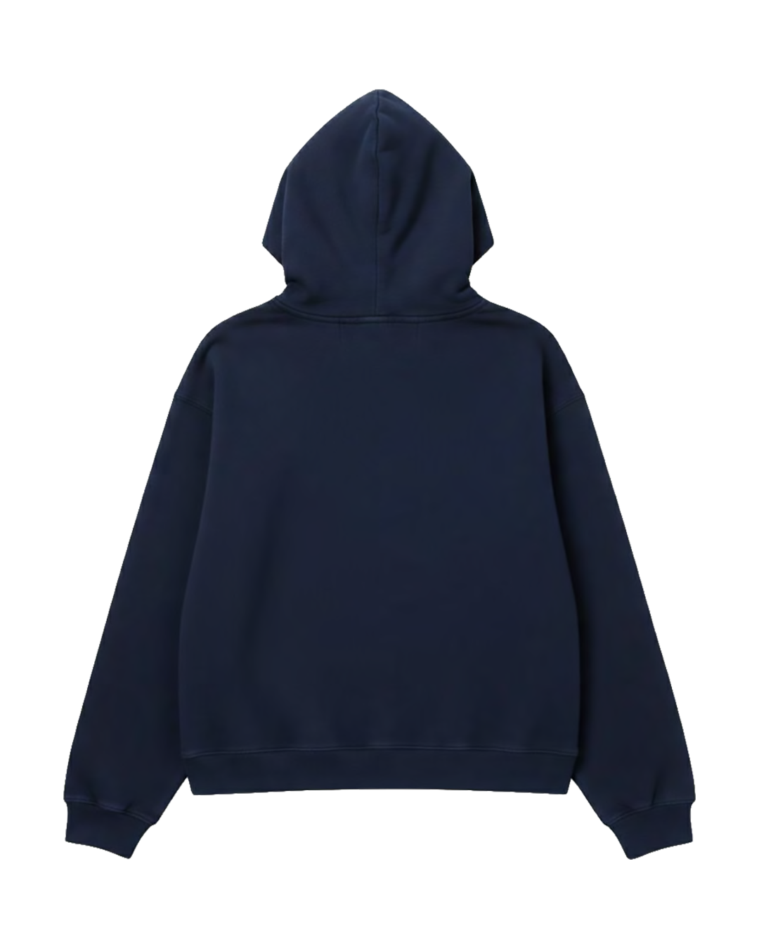 Felpa Hoodie Oversize Fit "Primitive Sponge" - Blu, vista retro