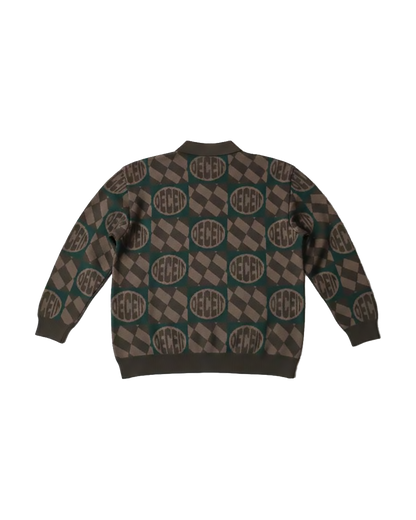 Polo Maglia Boxy Fit "Gogogo" - Grigio, vista retro