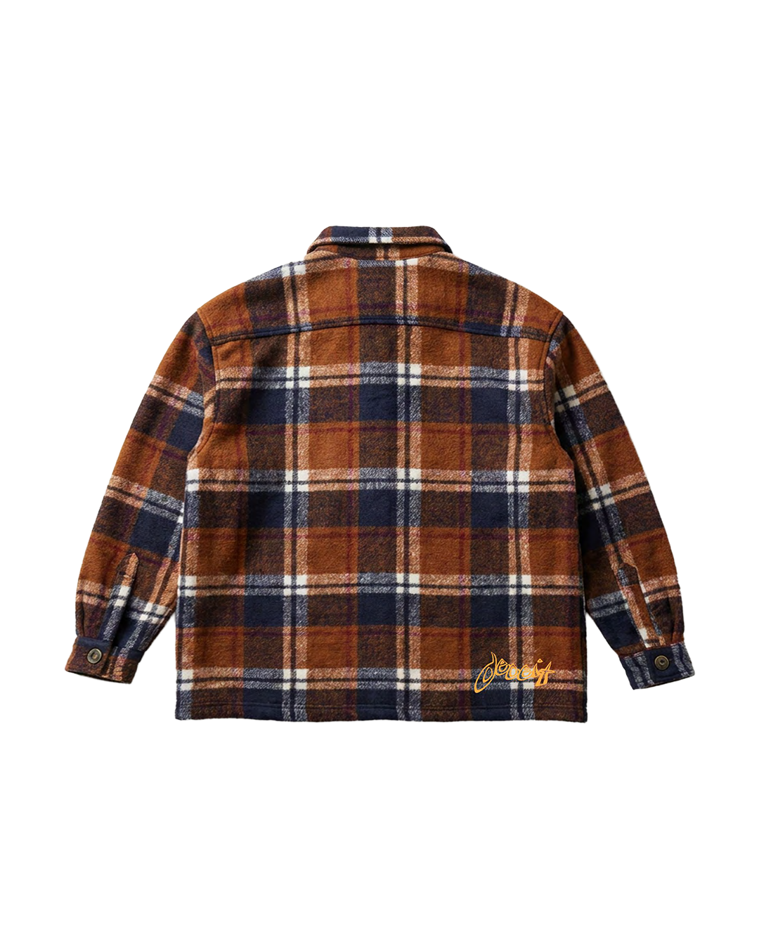 Camicia Flanella Oversize Fit "Wave" - Multi, vista retro