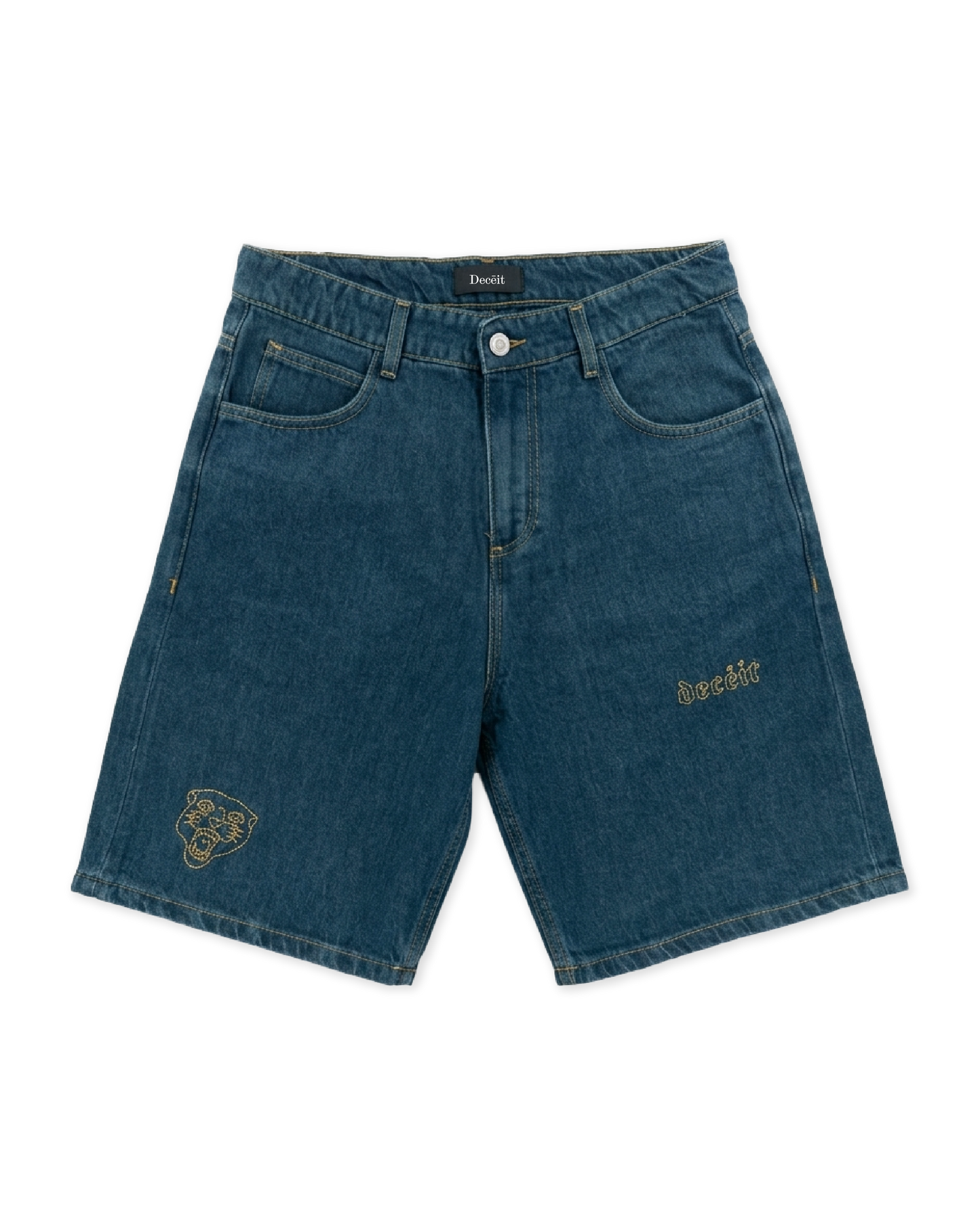 I Don't Care Denim Short