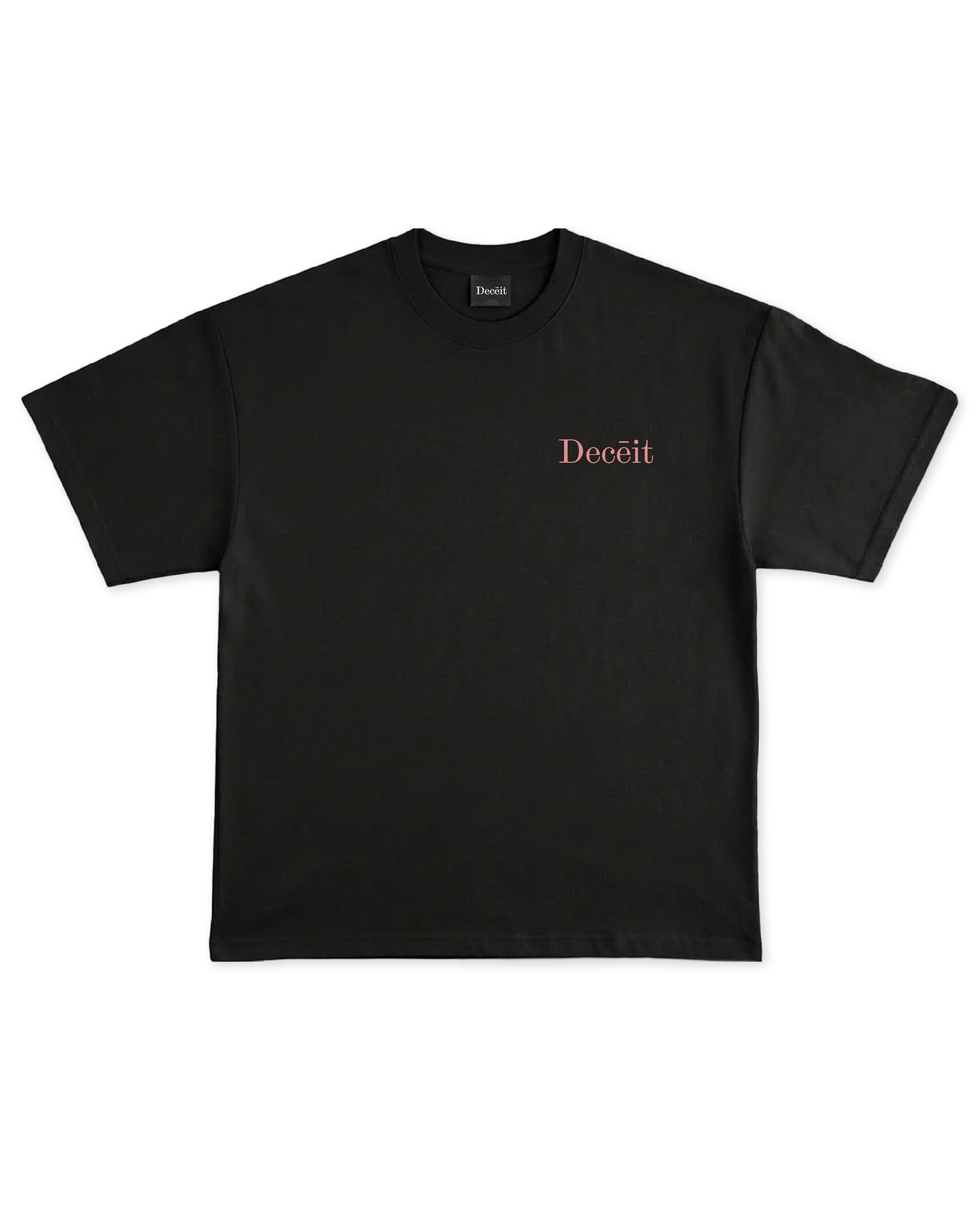 T-Shirt Flared Fit Nero "Scratchy", vista frontale