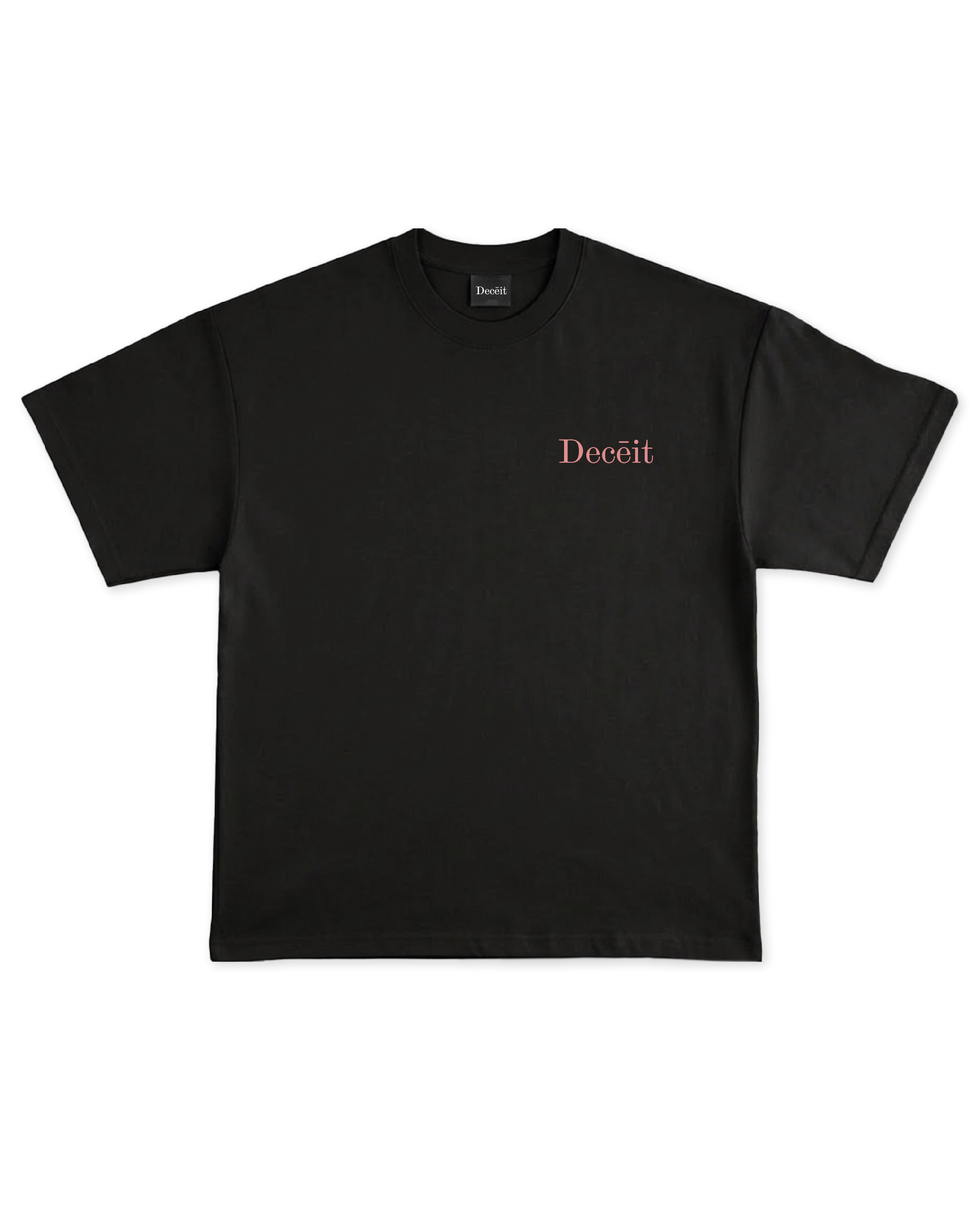 T-Shirt Flared Fit Nero "Scratchy", vista frontale