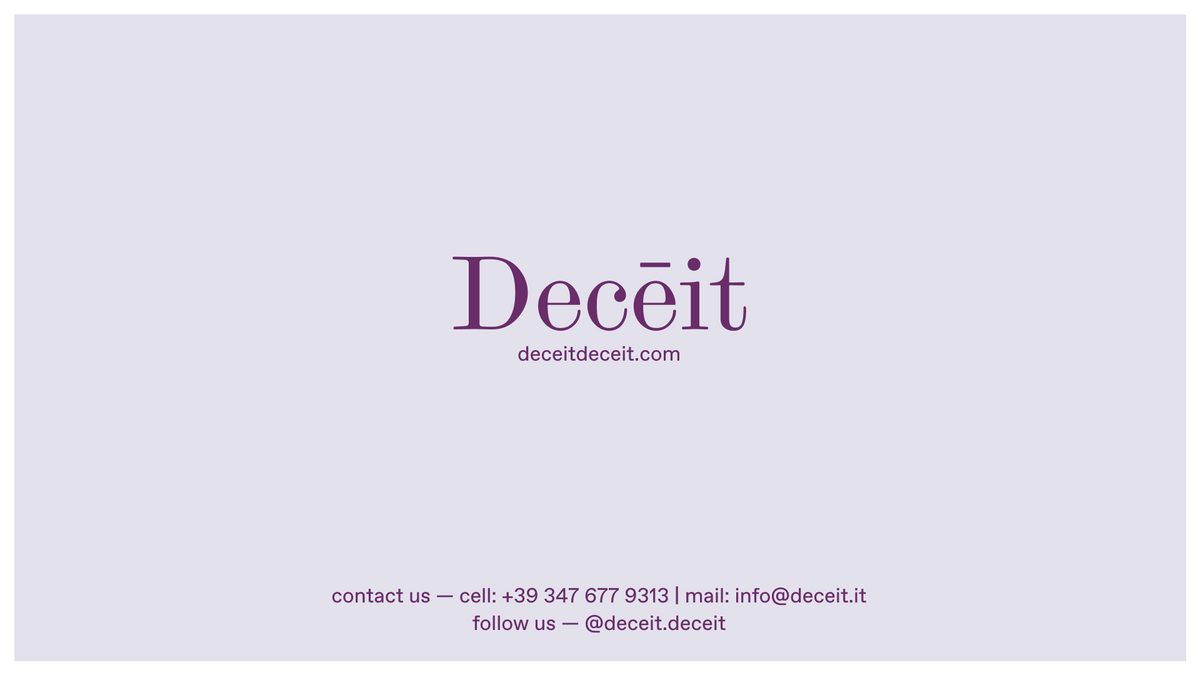Lookbook Deceit
